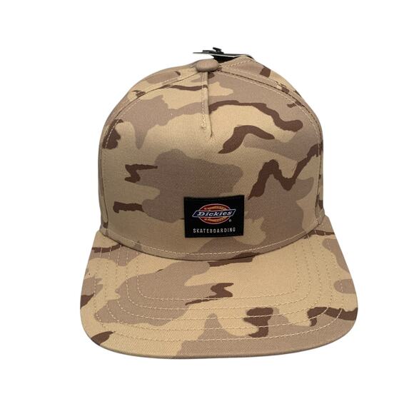 Dickies Skateboarding Mid Pro Adjustable Snapback Desert Camo Men's Cap Hat New - Picture 10 of 10